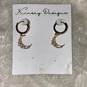 Moon shaped earrings